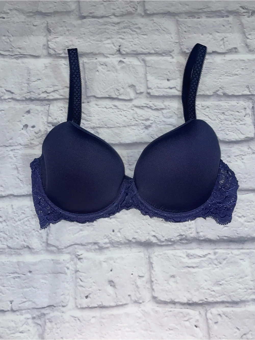 Simone Perele Caresse Caresse 3D Plunge (Ink Blue) 32C